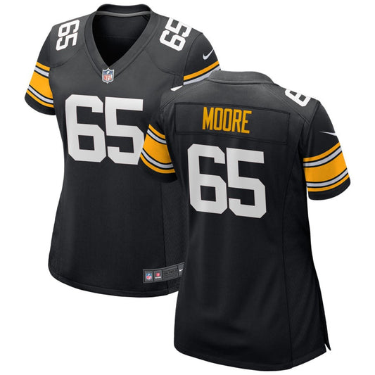 Dan Moore Women's Nike Black Pittsburgh Steelers Alternate Custom Game Jersey