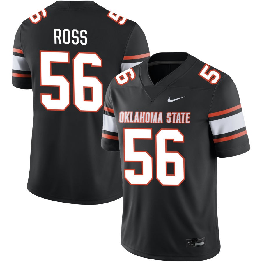 Xavier Ross Men's Nike  Black Oklahoma State Cowboys  Alternate NIL Pick-A-Player Game Jersey