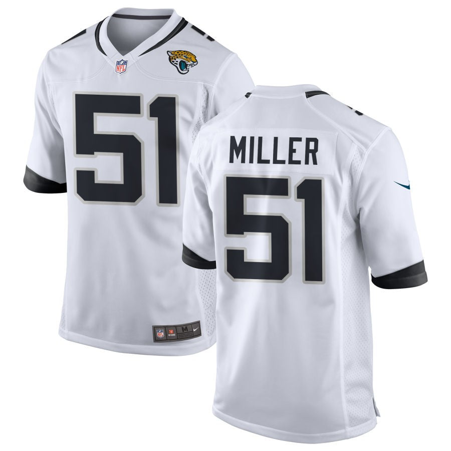 Ventrell Miller Men's Nike White Jacksonville Jaguars Custom Game Jersey