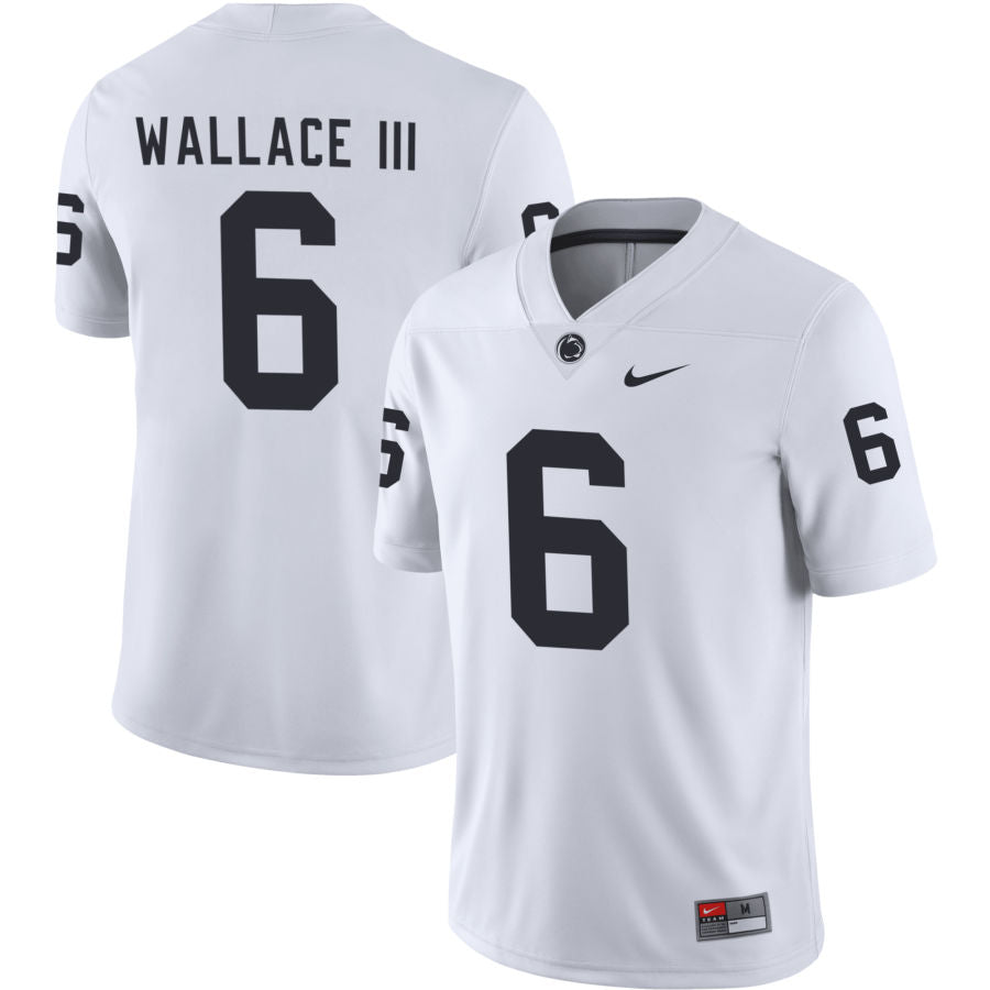 Harrison Wallace III Men's Nike White Penn State Nittany Lions Pick-A-Player NIL Replica Football Jersey