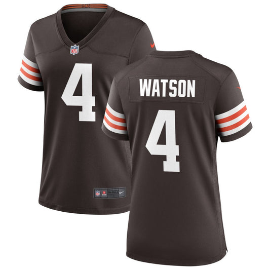 Deshaun Watson Women's Nike Cleveland Browns Brown Custom Game Jersey