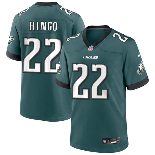 Kelee Ringo Men's Nike Midnight Green Philadelphia Eagles Custom Game Jersey