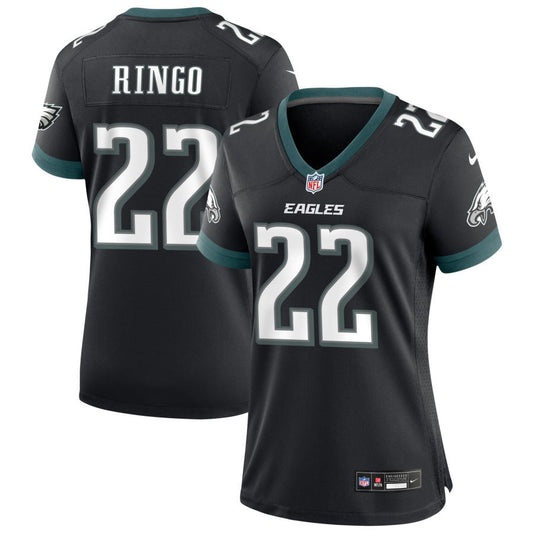 Kelee Ringo Women's Nike Black Philadelphia Eagles Alternate Custom Game Jersey