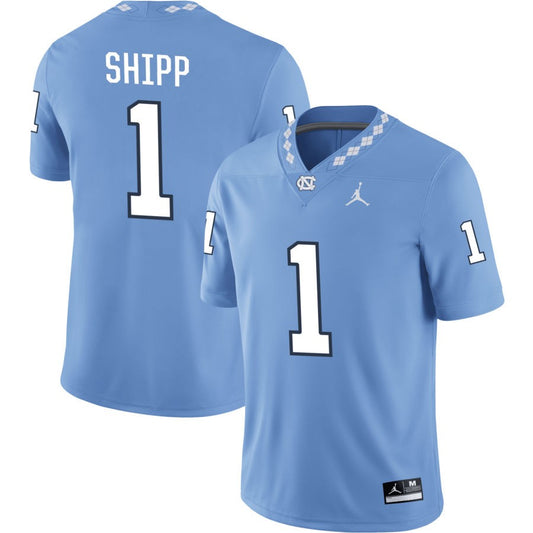 Jordan Shipp Men's Jordan Brand Carolina Blue North Carolina Tar Heels Pick-A-Player NIL Replica Football Jersey