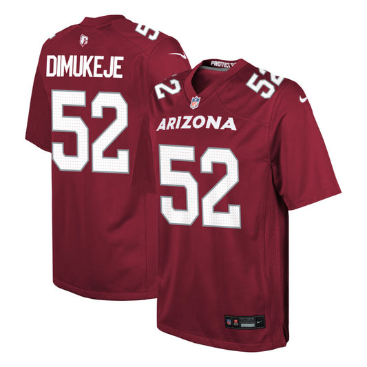 Victor Dimukeje Youth Nike  Cardinal Arizona Cardinals Custom Game Jersey