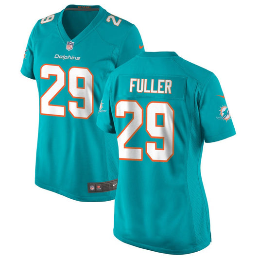 Kendall Fuller Women's Nike Aqua Miami Dolphins Custom Game Jersey