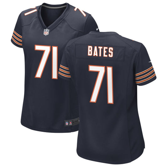 Ryan Bates Women's Nike Navy Chicago Bears Custom Game Jersey