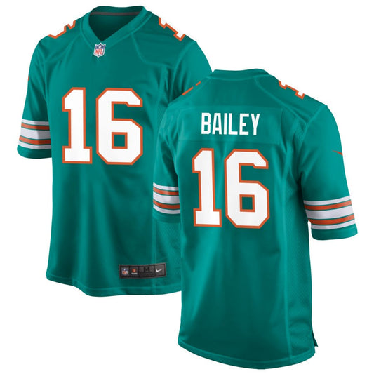 Jake Bailey Men's Nike Aqua Miami Dolphins Alternate Custom Game Jersey