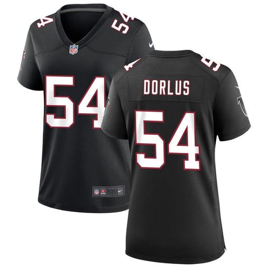 Brandon Dorlus Women's Nike Black Atlanta Falcons Throwback Custom Game Jersey