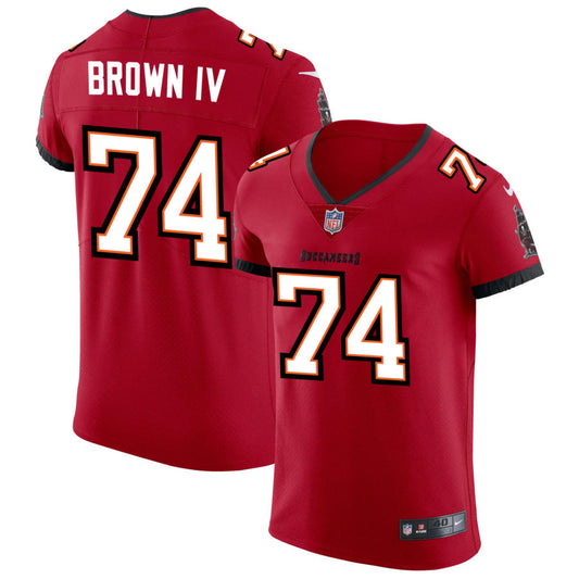 Earnest Brown IV Men's Nike Red Tampa Bay Buccaneers Vapor Elite Custom Jersey