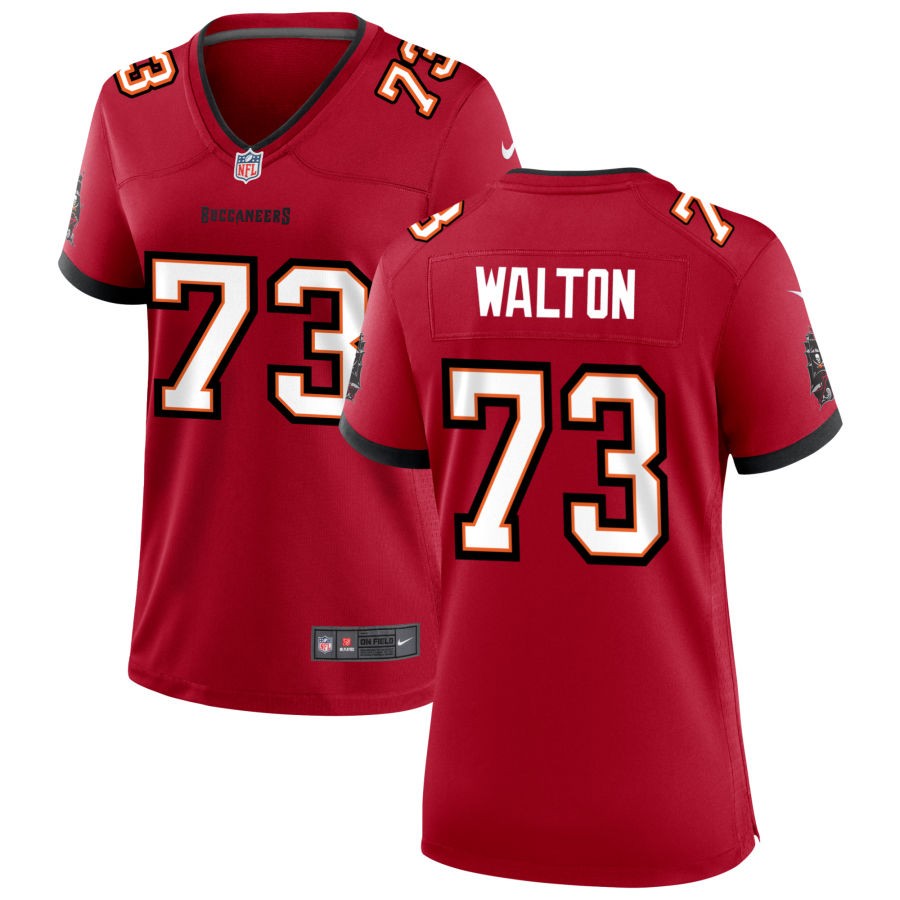 Brandon Walton Women's Nike Tampa Bay Buccaneers Red Custom Game Jersey