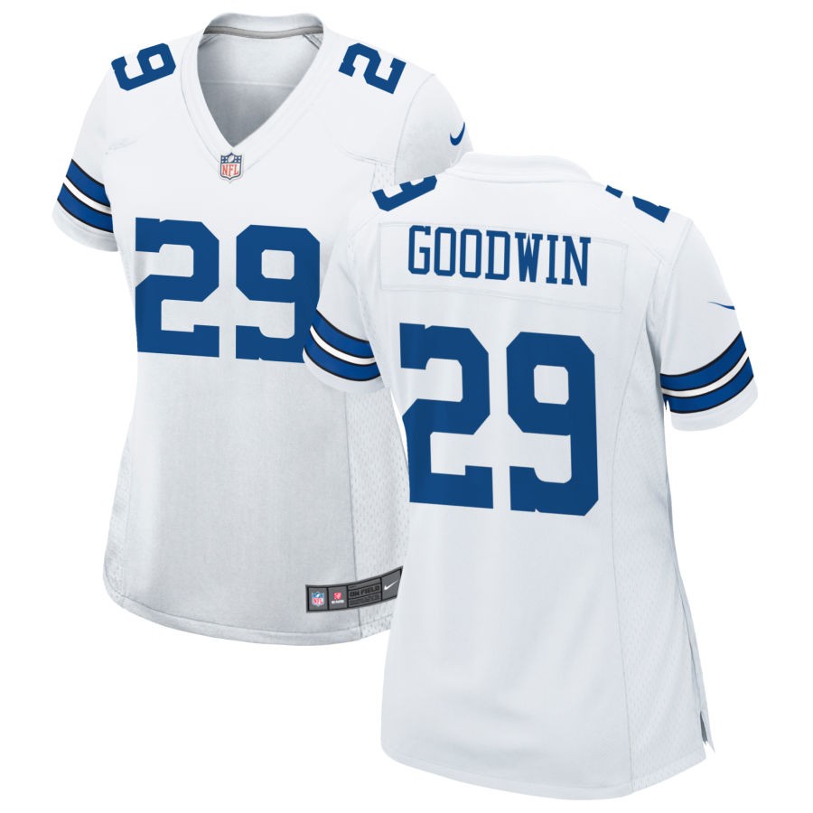 C.J. Goodwin Women's Nike White Dallas Cowboys Custom Game Jersey