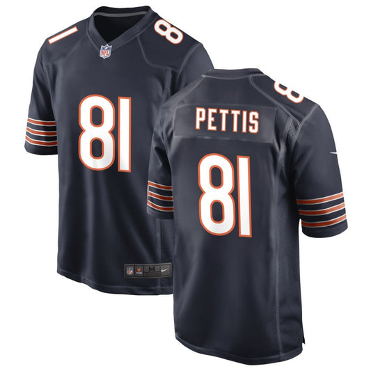 Dante Pettis Men's Nike Navy Chicago Bears Custom Game Jersey