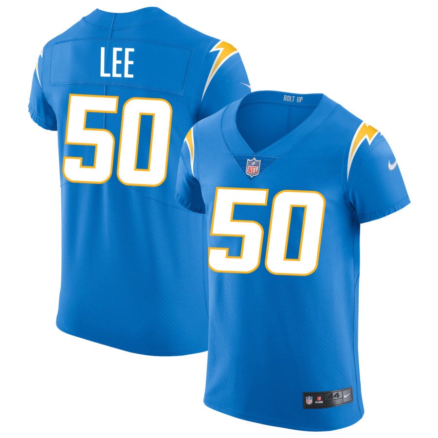 Shane Lee Men's Nike Powder Blue Los Angeles Chargers Vapor Elite Custom Jersey