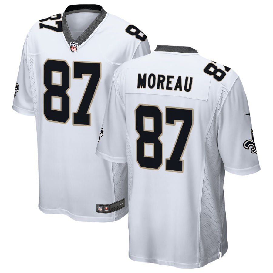 Foster Moreau Men's Nike White New Orleans Saints 2018 Custom Game Jersey