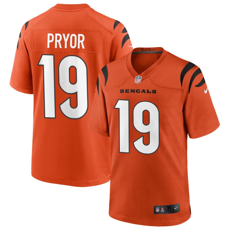 Kendric Pryor Youth Nike Orange Cincinnati Bengals Alternate Game Custom Jersey