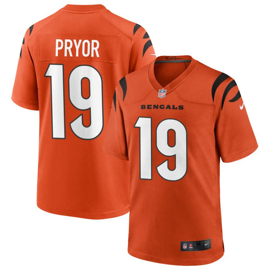 Kendric Pryor Youth Nike Orange Cincinnati Bengals Alternate Game Custom Jersey