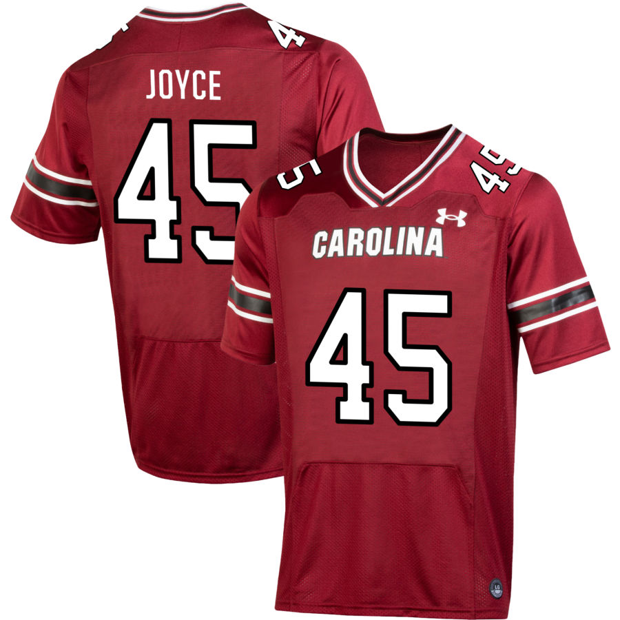 William Joyce Men's Under Armour  Garnet South Carolina Gamecocks NIL Pick-A-Player Replica Football Jersey