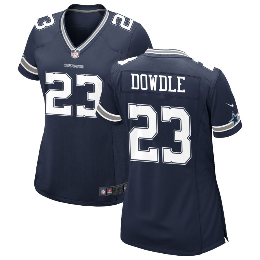 Rico Dowdle Women's Nike Navy Dallas Cowboys Custom Game Jersey