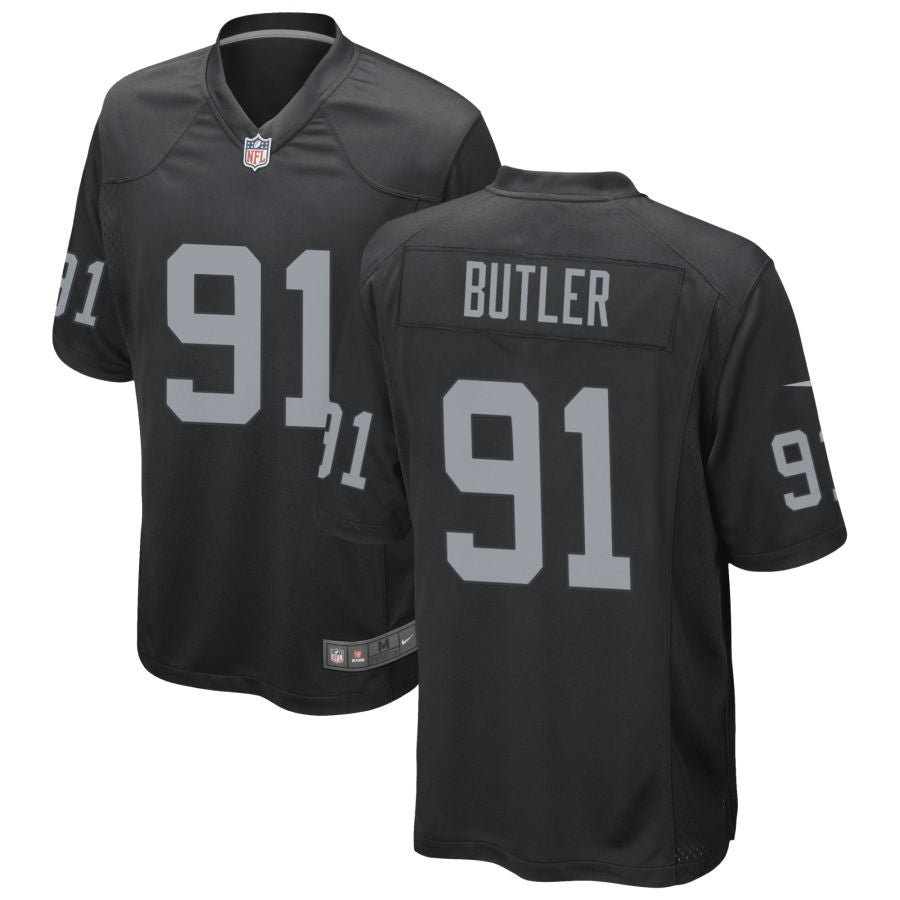 Matthew Butler Youth Nike Las Vegas Raiders Black Custom Game Jersey