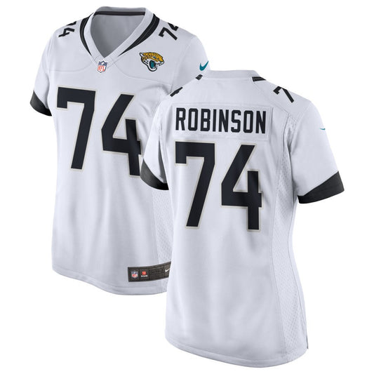 Cam Robinson Women's Nike White Jacksonville Jaguars Custom Game Jersey