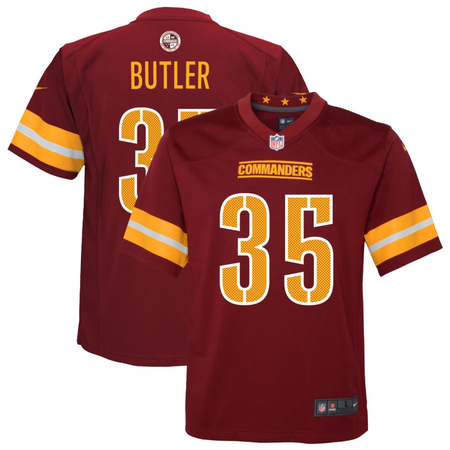 Percy Butler Youth Nike Burgundy Washington Commanders Game Custom Player Jersey