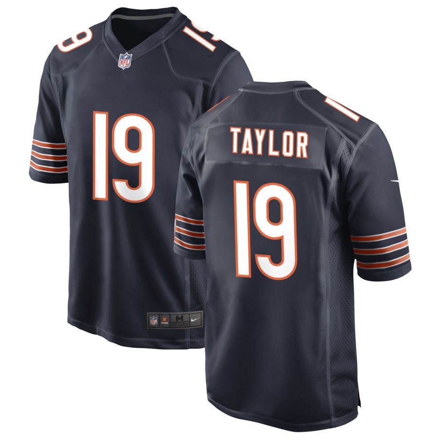 Tory Taylor Men's Nike Navy Chicago Bears Custom Game Jersey