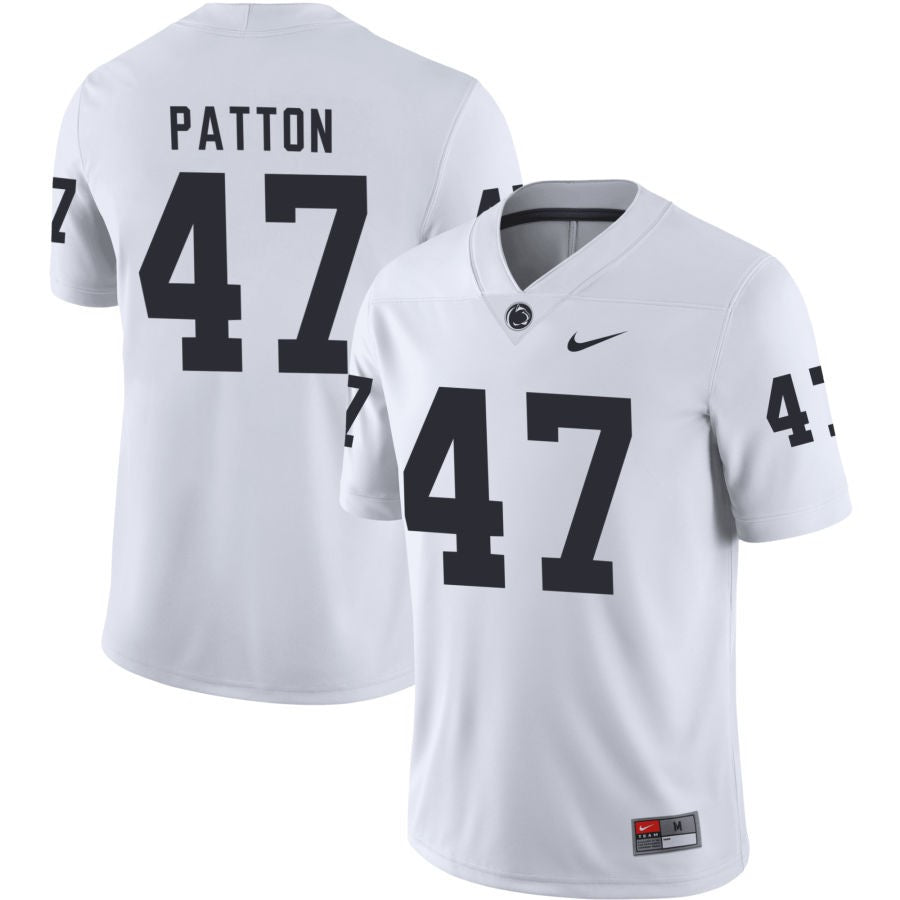 Will Patton Men's Nike White Penn State Nittany Lions Pick-A-Player NIL Replica Football Jersey