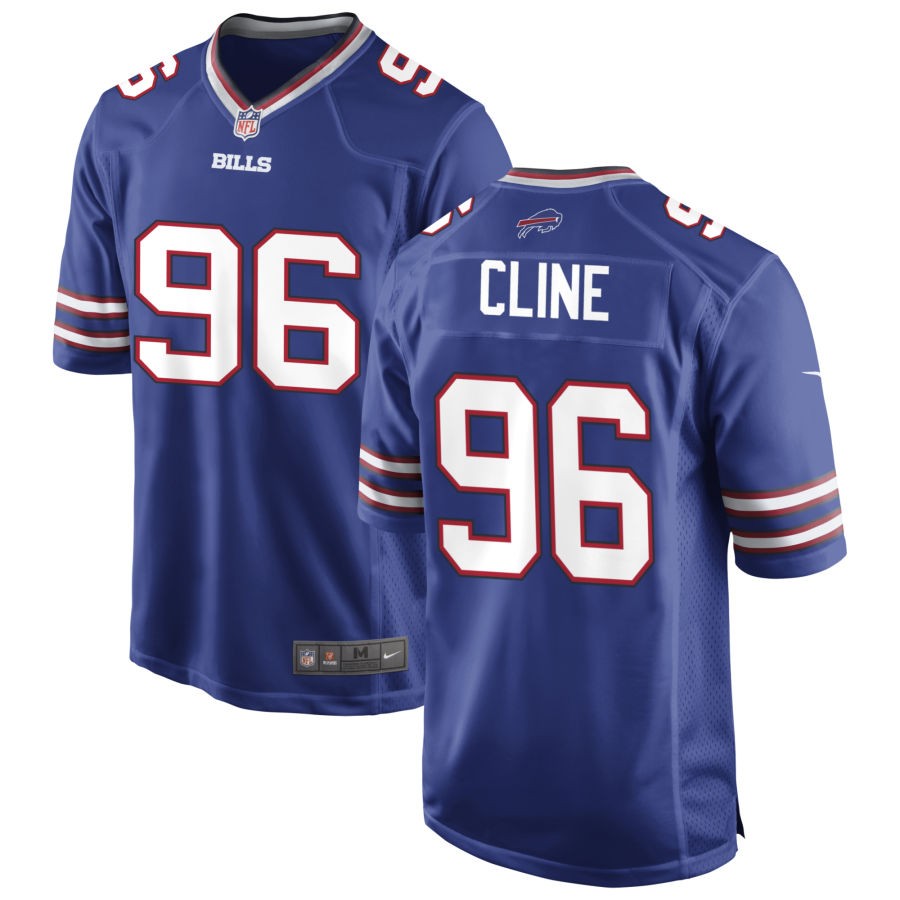 Kameron Cline Men's Nike Royal Buffalo Bills Custom Game Jersey