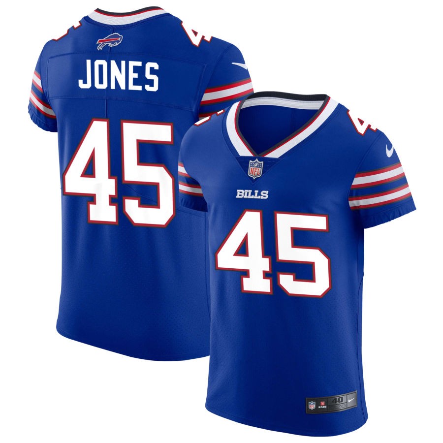 Deion Jones Men's Nike Royal Buffalo Bills Vapor Elite Custom Jersey