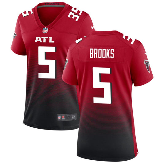 Natrone Brooks Women's Nike Red Atlanta Falcons Alternate Custom Game Jersey