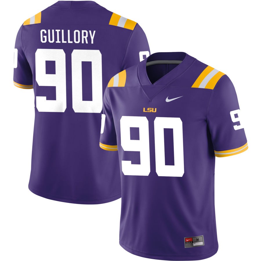 Jacobian Guillory Men's Nike Purple LSU Tigers Pick-A-Player NIL Replica Football Jersey