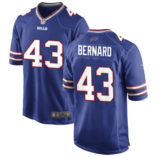 Terrel Bernard Men's Nike Royal Buffalo Bills Custom Game Jersey