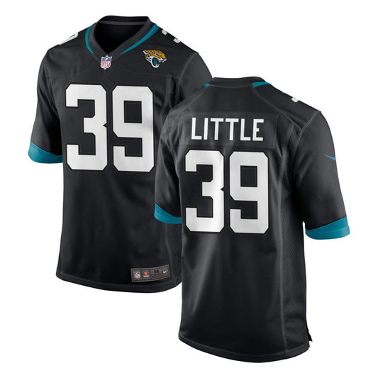 Cam Little Youth Nike Black Jacksonville Jaguars Custom Team Color Game Jersey