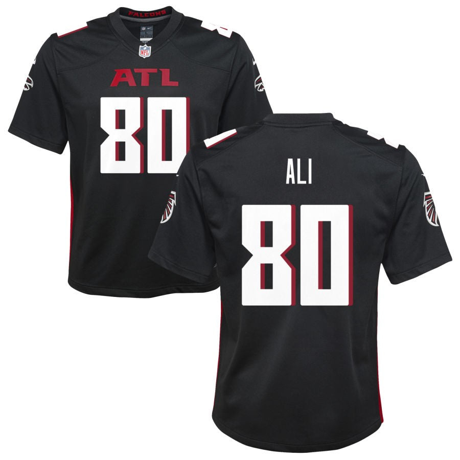 Josh Ali Youth Nike Black Atlanta Falcons Custom Game Jersey