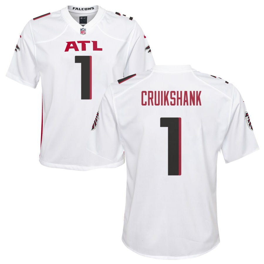 Dane Cruikshank Youth Nike Atlanta Falcons White Custom Game Jersey