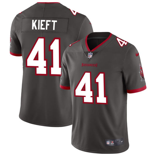 Ko Kieft Men's Nike Pewter Tampa Bay Buccaneers Vapor Untouchable Elite Custom Alternate Jersey