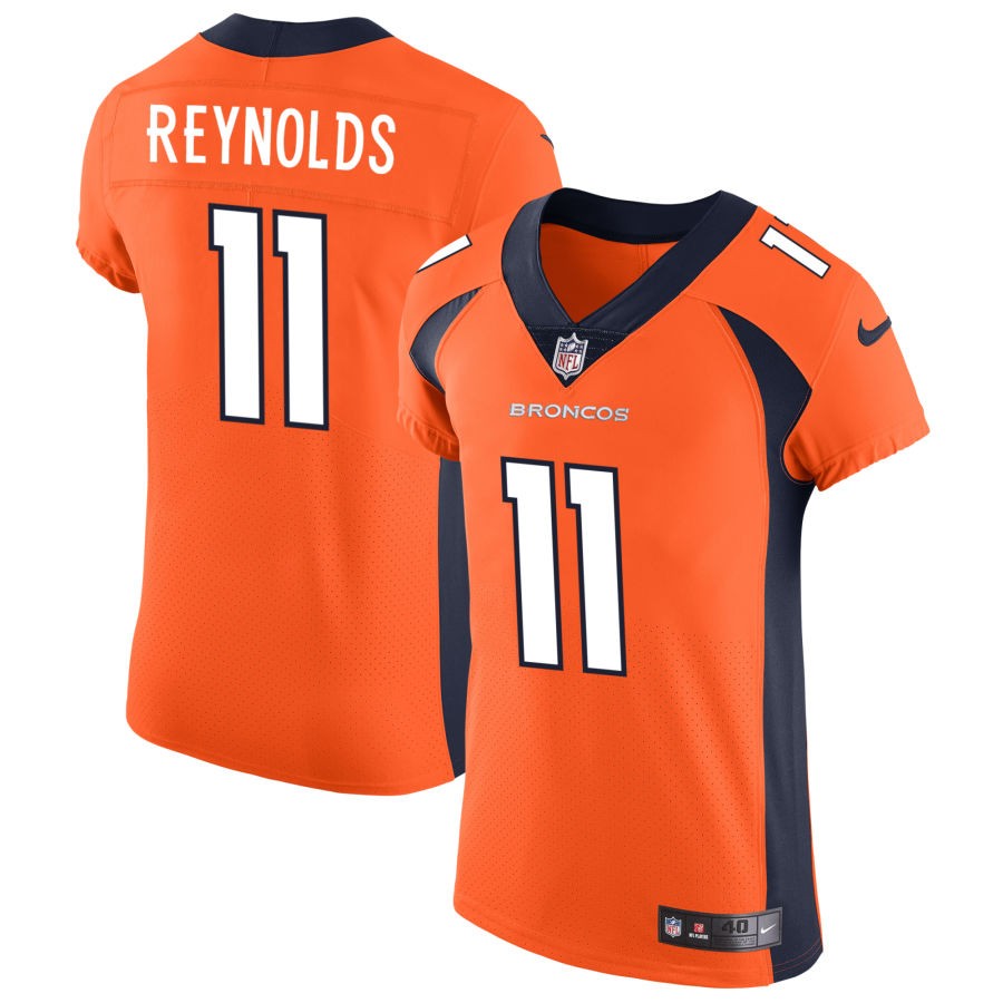 Josh Reynolds Men's Nike Orange Denver Broncos Vapor Untouchable Custom Elite Jersey