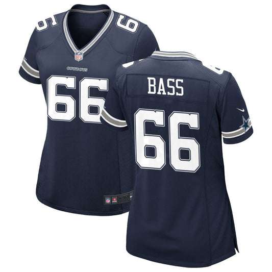 T.J. Bass Women's Nike Navy Dallas Cowboys Custom Game Jersey