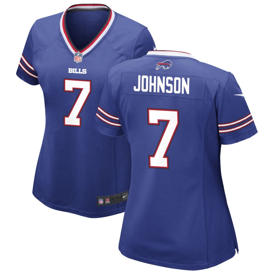 Taron Johnson Women's Nike Royal Buffalo Bills Custom Game Jersey