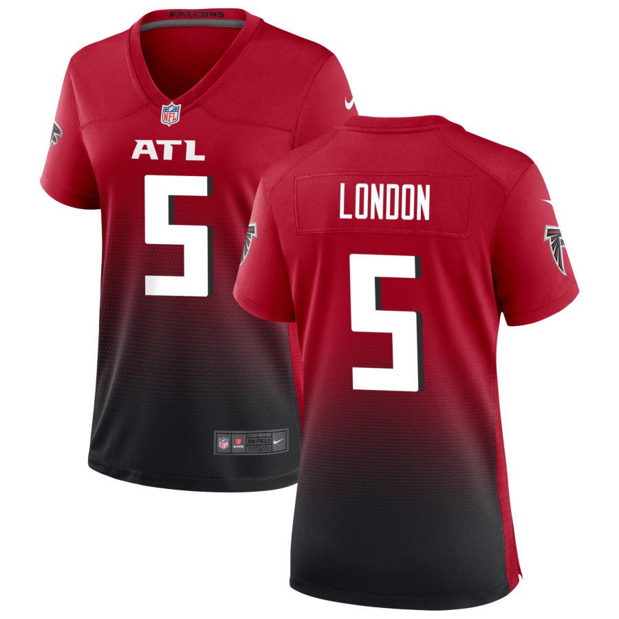 Drake London Women's Nike Red Atlanta Falcons Alternate Custom Game Jersey