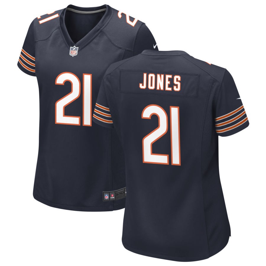 Jaylon Jones Women's Nike Navy Chicago Bears Custom Game Jersey