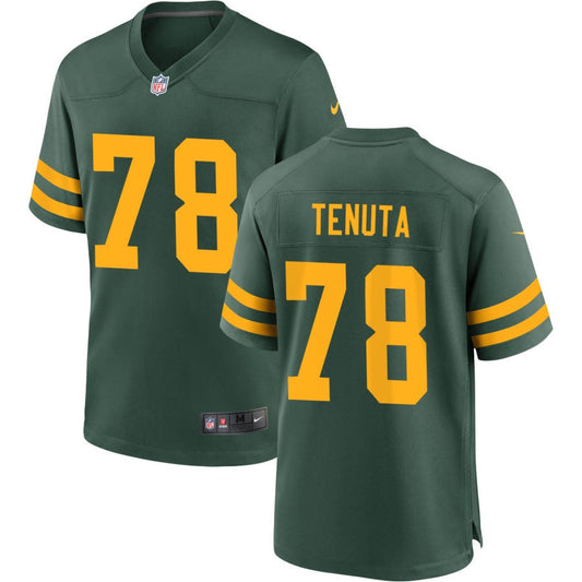 Luke Tenuta Men's Nike Green Green Bay Packers Alternate Custom Jersey