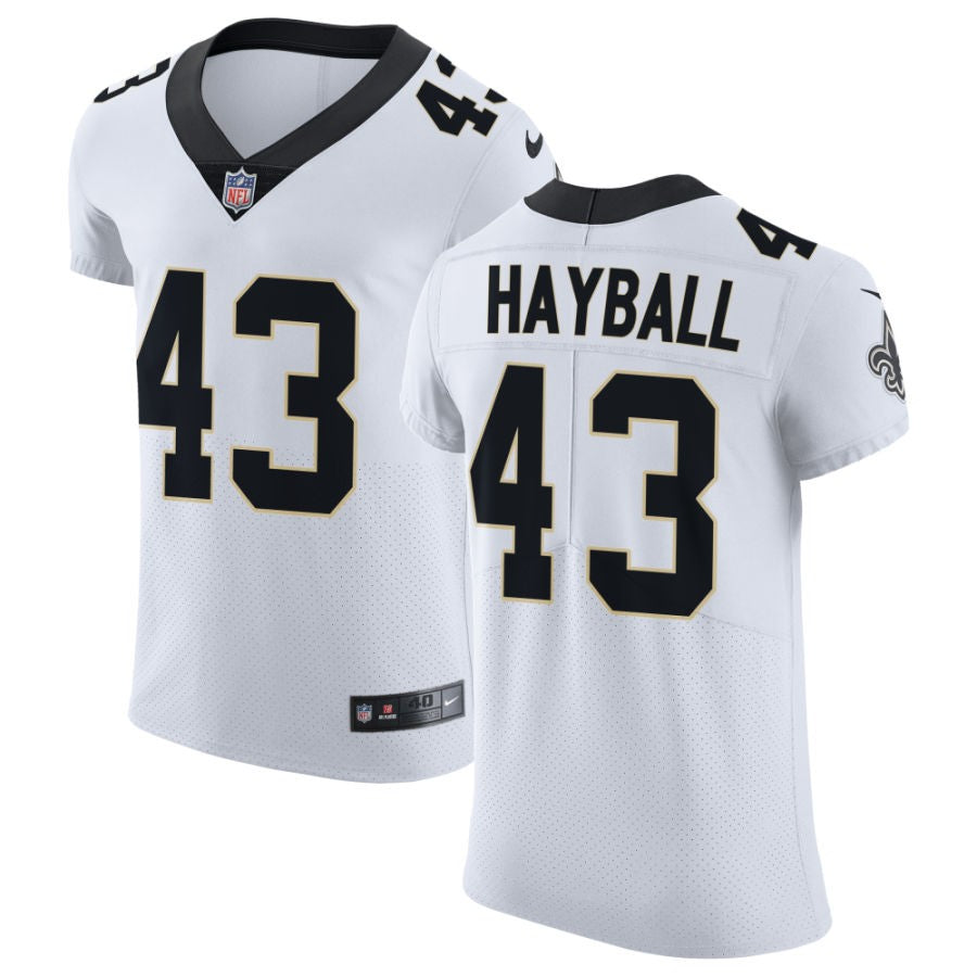 Matthew Hayball Men's Nike White New Orleans Saints Vapor Untouchable Elite Custom Jersey