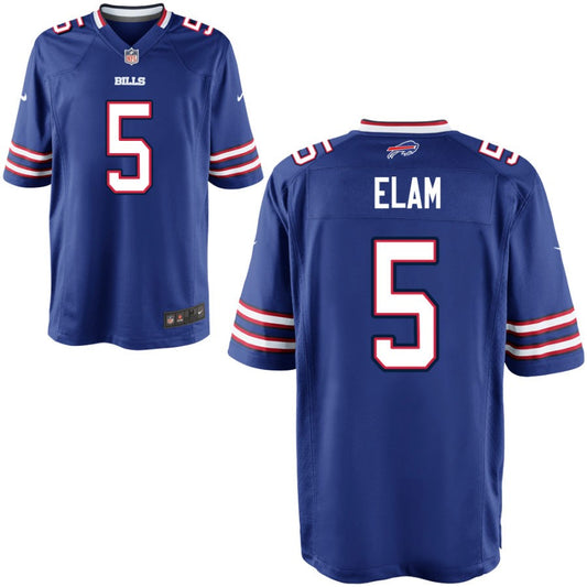 Kaiir Elam Youth Nike Royal Buffalo Bills Custom Game Jersey