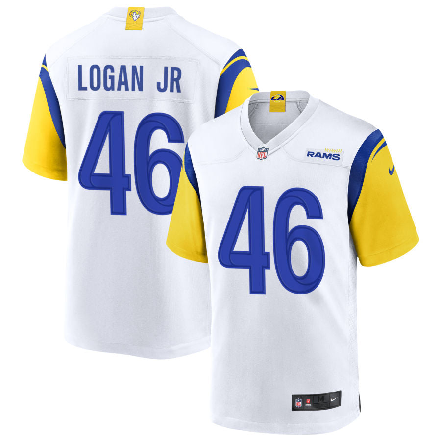 Kenny Logan Jr Men's Nike White Los Angeles Rams Alternate Custom Jersey