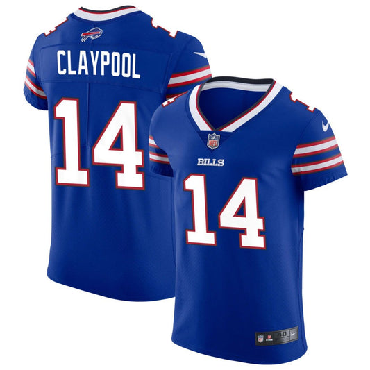 Chase Claypool Men's Nike Royal Buffalo Bills Vapor Elite Custom Jersey