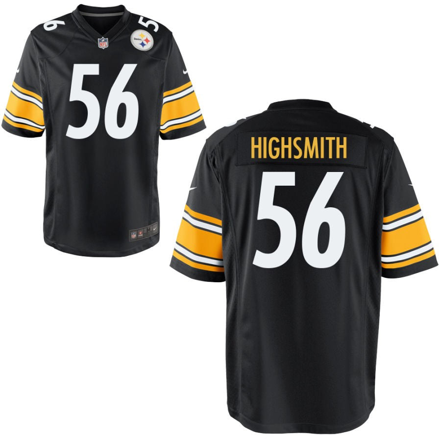 Alex Highsmith Youth Nike Black Pittsburgh Steelers Custom Game Jersey