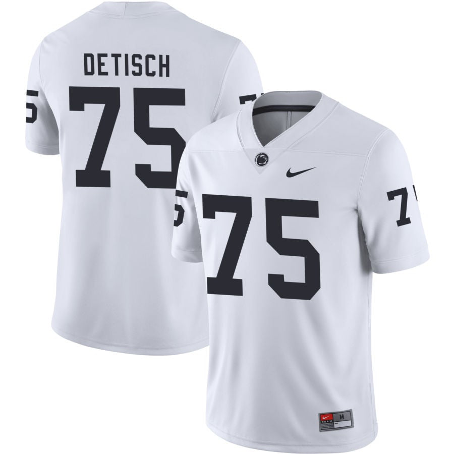 Matt Detisch Men's Nike White Penn State Nittany Lions Pick-A-Player NIL Replica Football Jersey