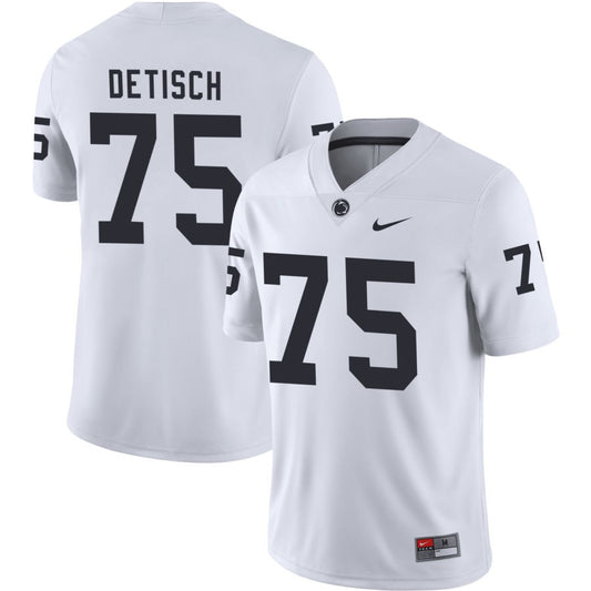 Matt Detisch Men's Nike White Penn State Nittany Lions Pick-A-Player NIL Replica Football Jersey